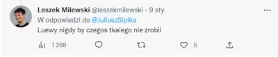 przemkowxd - Ależ w poranku reakcja @LeszekMilewski na ohydne oskarżenia Juliusza Sin...