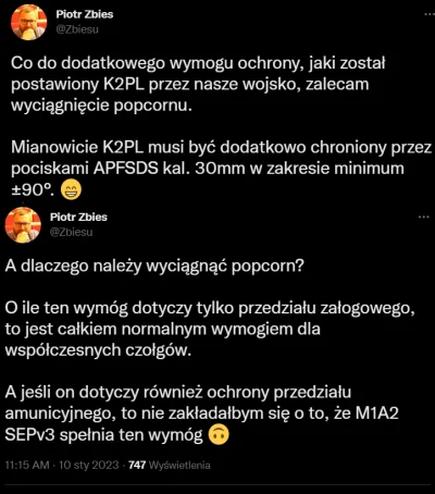 Dodwizo - https://twitter.com/Zbiesu/status/1612754969802719233
#wojsko #czolgi #mil...