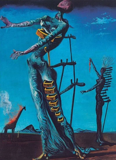 rakaniszu - Salvador Dalí - The Burning Giraffe (1937)

Dalí o obrazie pisał: "z ja...