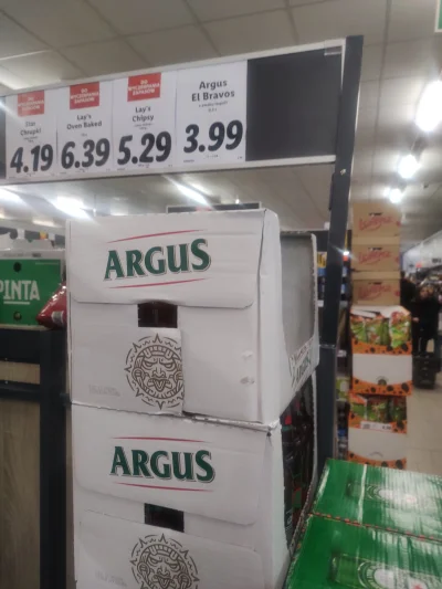 ofiaralosu - #argus ElBravos wrócił do #lidl cena 3.99 zł. Podrożał 20 gr. #piwo