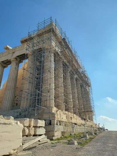 kinollos - W końcu Partenon będzie docieplony

#grecja #ateny #budujzwykopem