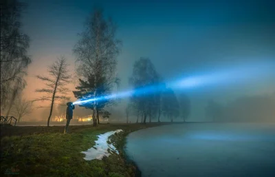 vitoosvitoos - Dziś fotka z którejś z mglistych nocy, kiedy to pałętałem się nad zale...