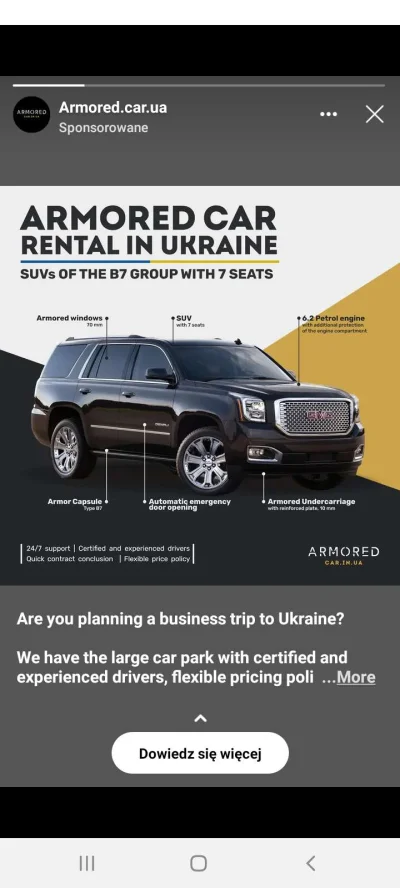 SzubiDubiDu - Ciekawostka: taką reklamę wczoraj wyświetlił mi facebook

#wojna #ukr...