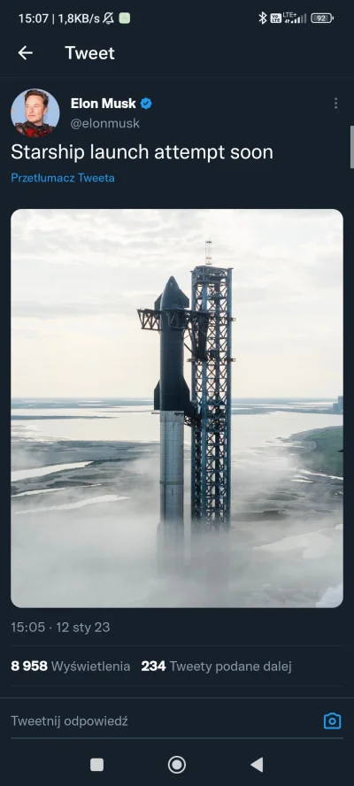 mepps - 2 tygodnie ( ͡º ͜ʖ͡º)
#spacex #elonmusk