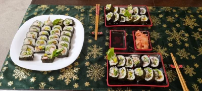 thedev - Pierwszy raz w życiu popełniłem #sushi i musze przyznać że wyszło zajebiście...