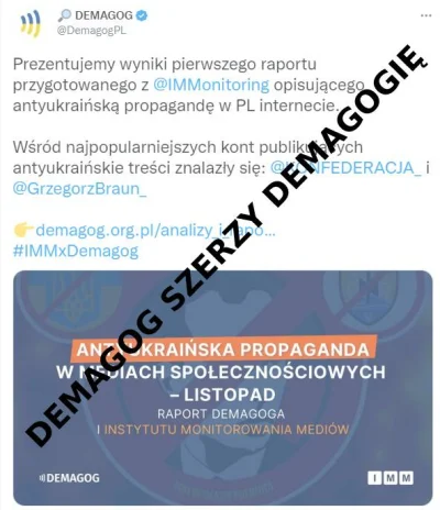 adi2131 - Propaganda i manipulacje czyli jak się robi raport o propagandzie

@Demag...