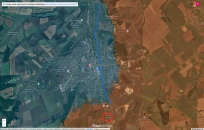JanLaguna - @JanLaguna: Tutaj lokalizacja Opytnego i rzeki Bachmutówki. Nawet jak Ukr...