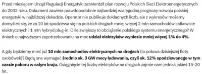 Grewest - > Nie znam się, ale się wypowiem. Nie starczy nam prądu na samochody i ogrz...