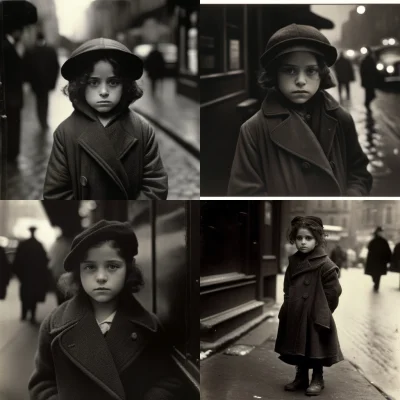 tadocrostu - @ujdzie: girl on street, noir by Alfred Stieglitz