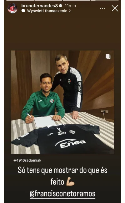 CzystaOdra - Bruno Fernandes zachwycony transferem Radomiaka Radom.
#transfery #ekstr...