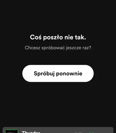 Ar_0 - Tylko u mnie #spotify nie może się połączyć?