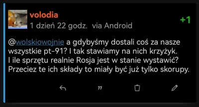 volodia - #wolski oczywiście nie odpisuje na konkretne pytania. Zastanawia mnie czy o...