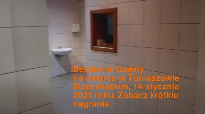 Poludnik20 - #tomaszowmazowiecki #lodzkie Bezpłatne toalety na dworcu w Tomaszowie. K...