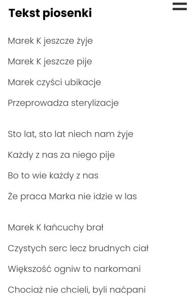 Ivan_Sekal - @ujumuju: pewien zespol napisal ladna sarkastyczna ale prawdziwą piosenk...