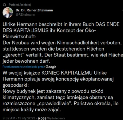 P.....r - Do tego prowadzą dążenia ekoszaleńców. Zamiast pozostać na drodze rozwoju i...