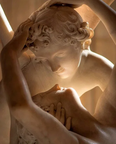 cheeseandonion - >Psyche revived by Cupid’s kiss by Antonio Canova, 1787-1793