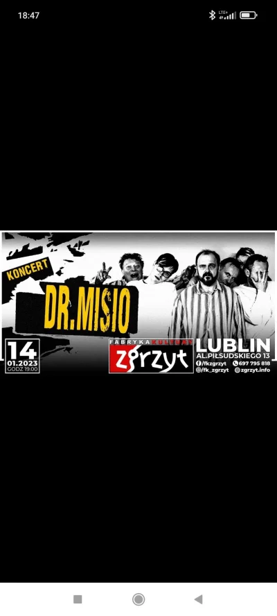 szaman136 - Elo #lublin #piwowlublinie wybiera się ktoś dziś może na dr. Misio w Zgrz...