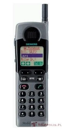 Artituti - Mój pierwszy, Siemens S11. Zarazem jak go reklamowali - pierwszy telefon z...