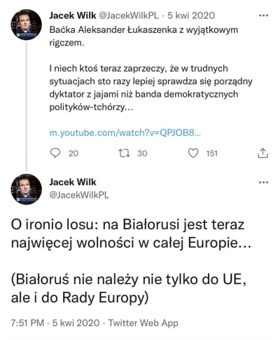croppz - Za to zdaniem polskiej prawicy Białoruś jest lepsza od Polski. Szury z obu s...
