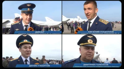 yosemitesam - #rosja #ukraina #wojna
Dinar, Jewgienij, Denis, Dmitrij - piloci z 52....