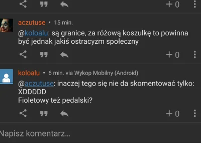 koloalu - Serdecznie pozdrawiam użytkownika @aczutuse za przejmowanie się takimi błac...