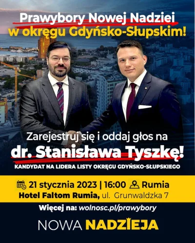 L3stko - Tyszka kandyduje w okręgu Dziambora.

#polityka #konfederacja #wolnosciowc...