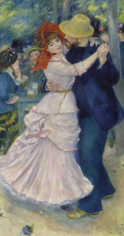 rakaniszu - Pierre-Auguste Renoir - Dance at Bougival (1883)
#sztukadoyebana