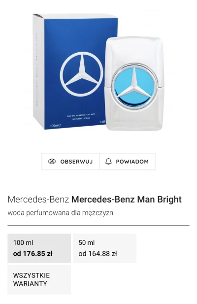 DatFejs - #perfumy 
Odlewa ktoś to cudo? Mercedes-Benz Man Bright
Imo jest w podobnym...