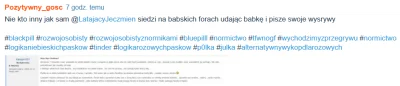 LatajacyJeczmien - Najaktywniejszy na tagu #przegryw i #blackpill użytkownik @Pozytyw...