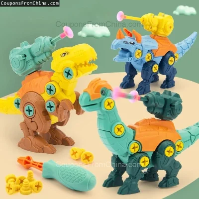 n____S - Nut and Screw Dinosaur Toy Building Blocks
Cena: $3.63 (dotąd najniższa w h...
