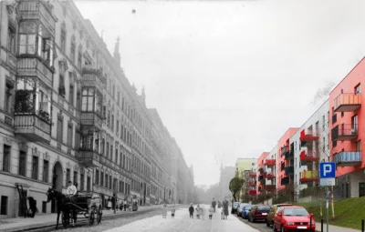 kocham_jeze - Ciekawe porównanie starego i nowego wyglądu ulicy w Szczecinie.

#szc...