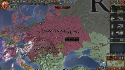 plackojad - @Pieko: Gram Polską z utworzonym Commonwealthem, wchłoniętą Bohemią, unią...