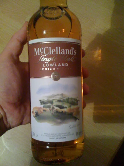 m.....i - To był długi dzień. Na zakończenie małe #whisky McClelland's Lowland za zdr...