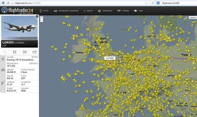 Suszi88 - Da radę jakoś wyrzucić z tej mapy wszystkie inne samoloty, żeby pokazywało ...