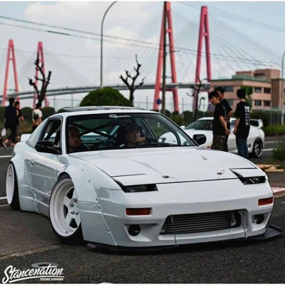 Z.....u - Nissan 240sx - porządny stance tuning a nie jakieś #zepsutezawieszenia 

...