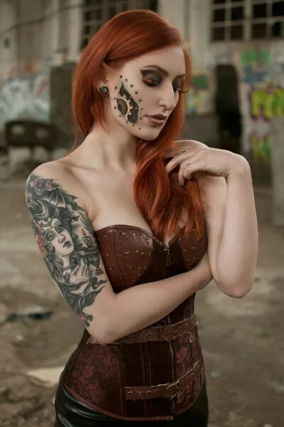 PerkoS - #ladnapani #gothboners #gorset #tatuaze #tatuazeboners