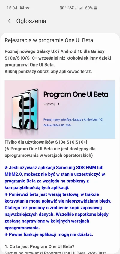 CeZiK_ - Beta dostępna.

https://www.sammobile.com/news/galaxy-s10-android-10-one-u...