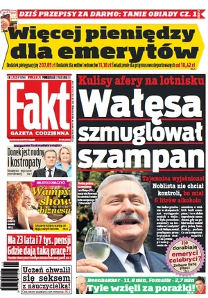 Theos - Może i #slowpoke, ale rozwaliła mnie okładka dzisiejszego Faktu. xD #walesaco...