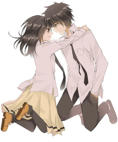 80sLove - Tomoko Kuroki i Tomoki Kuroki z anime Watamote - autor: Momoji
http://www....