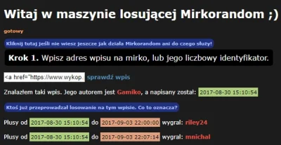 Gamiko - Nadszedł czas na wyniki losowania! Garbage Day wygrał @riley24, a Medici zga...