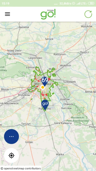 g.....i - Gdzie w #Warszawa jest te 500 sztuk samochodów #innogygo ? Zerkam na mapę w...