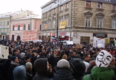 pawelyaho - Nie dla ACTA w Polsce. #lublin plac Łokietka #acta #internet