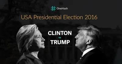 OneHash - @OneHash: 3 dni do wyborów w USA! Kto zostanie 45 Prezydentem Stanów Zjedno...
