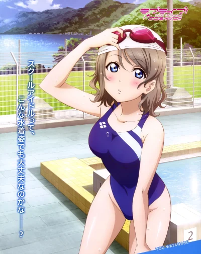 kedzior1916 - #randomanimeshit #lovelive #lovelivesunshine #youwatanabe #swimsuit @Se...