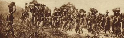 myrmekochoria - Fotografia: Rdzenni mieszkańcy tak zwanej Niemieckiej Afryki Wschodni...