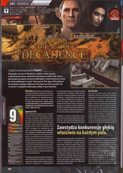 Bethesda_sucks - @ToiletShark: Age of Decadence oczywiście. 
SPOILER
A poza tym prz...