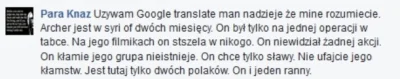 matador74 - Archer zdemaskowany?

z jego fejsa, który wziął i zniknął

#syria
#m...