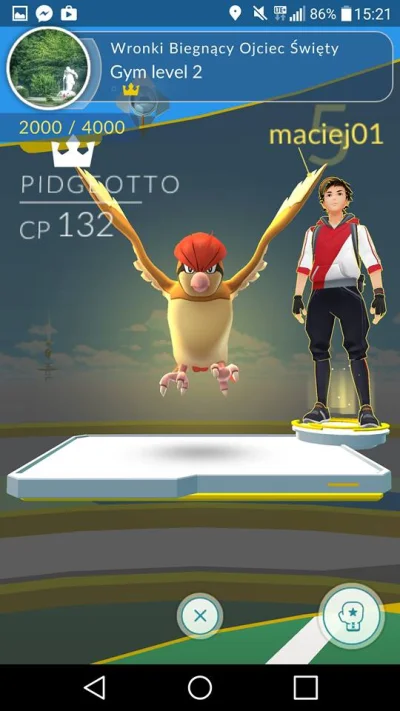 maciej-01 - Papież podbity przez #teaminstinct (⌐ ͡■ ͜ʖ ͡■) #pokemongo