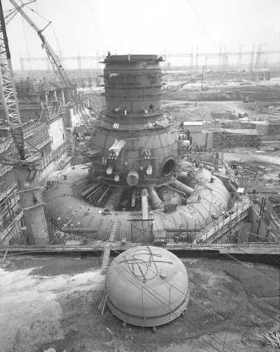 myrmekochoria - Budowa reaktora w elektrowni jądrowej Browns Ferry w Alabamie, USA 19...