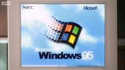 T.....a - Nie ma to jak zobaczyć windows 95 w anime XD . Jeszcze ten dźwięk startowy....